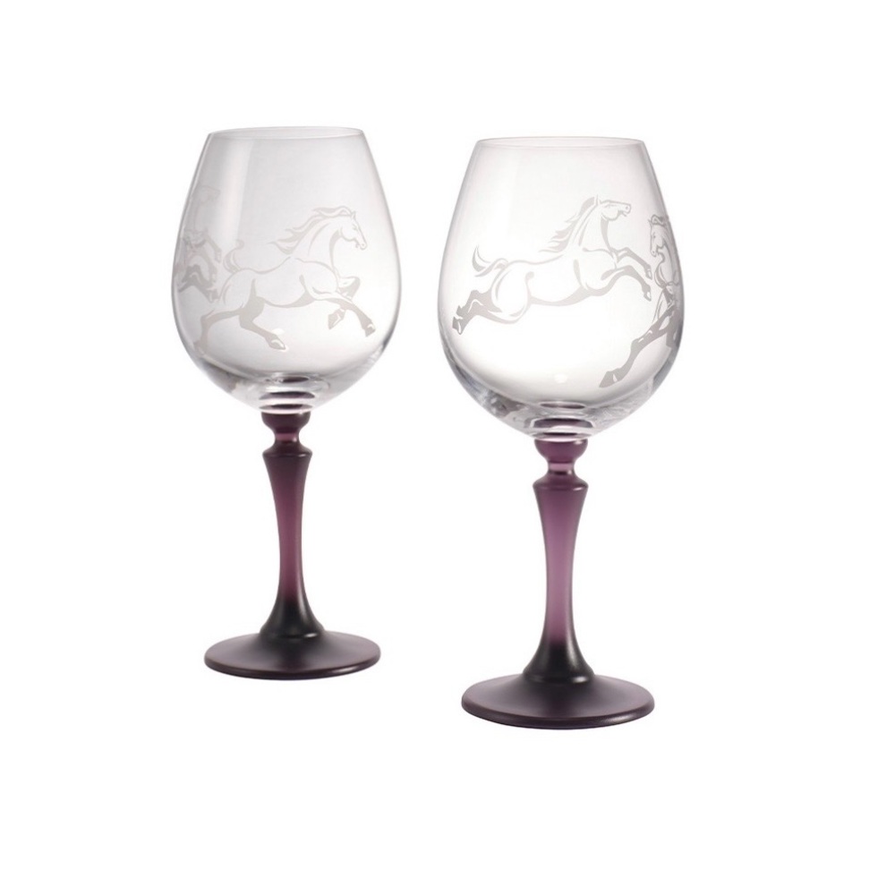 Liuli Living Wine glass set , Horse